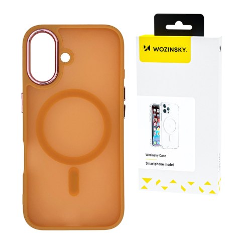Etui plecki na Samsung Galaxy S25 Ultra Fashion Case MagSafe - pomarańczowe Etui plecki na Samsung Galaxy S25 Ultra Fashion Case MagSafe - pomarańczowe