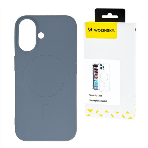 Etui silikonowe magnetyczne na Samsung Galaxy S25 Ultra Silicone Case Magsafe - szare Etui silikonowe magnetyczne na Samsung Galaxy S25 Ultra Silicone Case Magsafe - szare