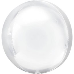 Balon Orbz kula biała 3D 40 cm
