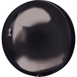 Balon Orbz kula czarna 3D 40 cm