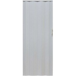 Drzwi harmonijkowe 001P-49-90 biały dąb mat 90 cm