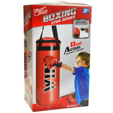 ZESTAW BOKSERSKI ENERO JUNIOR WOREK TRENINGOWY 22,5x15x38,5CM I RĘKAWICE ZESTAW BOKSERSKI ENERO JUNIOR WOREK TRENINGOWY 22,5x15x38,5CM I RĘKAWICE