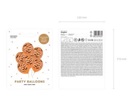 Balony na Halloween, Nietoperze, 30 cm, 6 szt.