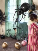 Pajęczyna dekoracyjna na Halloween + pająki, czarna, 60g