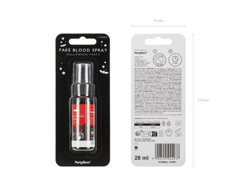 Sztuczna Krew w Sprayu Czerwona 28 ml Halloween Sztuczna Krew w Sprayu Czerwona 28 ml Halloween