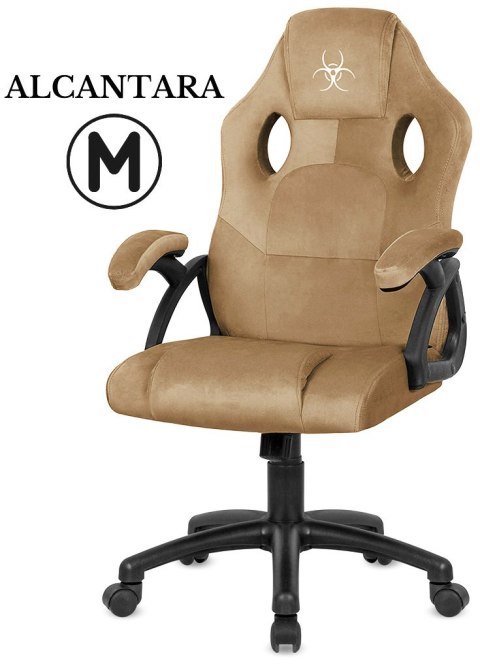 .Fotel obrotowy do biurka CARRERA M ALCANTARA BEIGE .Fotel obrotowy do biurka CARRERA M ALCANTARA BEIGE