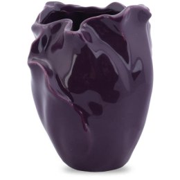 Ceramiczny Wazon 'Fioletowy Kwiat' z Antypoślizgowymi Podkładkami