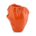 Ceramiczny Wazon Pomarańczowy Płatek z Antypoślizgowymi Podkładkami