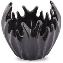 Czarna Miska Dekoracyjna w Kształcie Koralowca