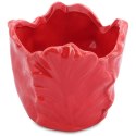 Czerwona Miseczka Dekoracyjna w Kształcie Kwiatu