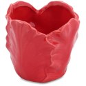 Czerwona Miseczka Dekoracyjna w Kształcie Kwiatu