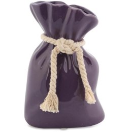 Fioletowy Wazon Ceramiczny Sakiewka z Sznurkiem i Antypoślizgowymi Podkładkami