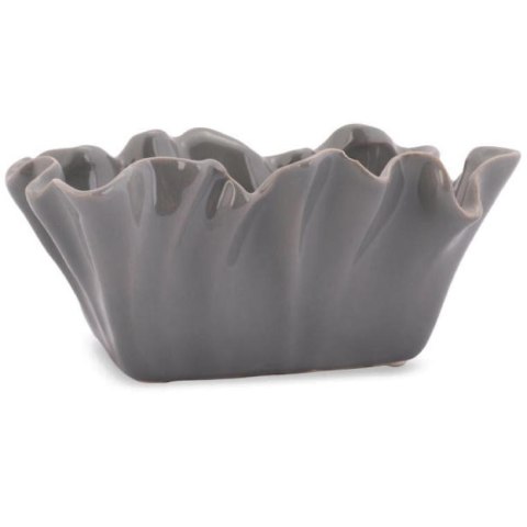 Nowoczesna Miseczka Dekoracyjna Koralowiec - Szara Ceramika