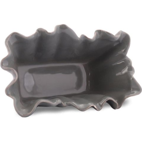 Nowoczesna Miseczka Dekoracyjna Koralowiec - Szara Ceramika