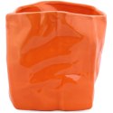 Pomarańczowy Wazonik Dekoracyjny z Antypoślizgowymi Podkładkami