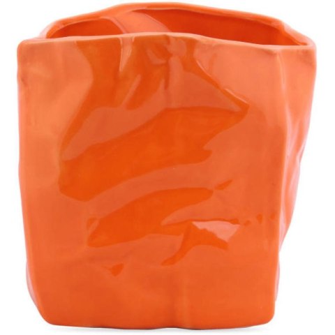 Pomarańczowy Wazonik Dekoracyjny z Antypoślizgowymi Podkładkami
