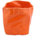 Pomarańczowy Wazonik Dekoracyjny z Antypoślizgowymi Podkładkami