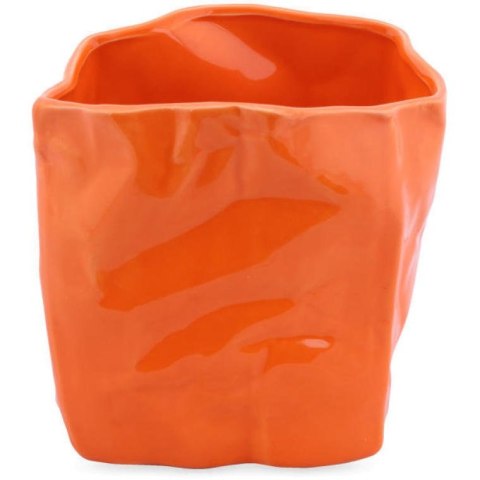 Pomarańczowy Wazonik Dekoracyjny z Antypoślizgowymi Podkładkami