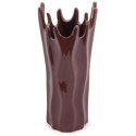 Wazon Dekoracyjny Brązowy Koralowiec Wysoki 24cm z Antypoślizgowymi Podkładkami