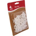 Białe Haczyki i Zawieszki 30 szt, Rozmiar 3x2,5x0,5 cm, Stransparentny