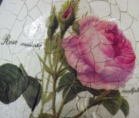 Ceramiczne Jajko Dekoracyjne z Różą