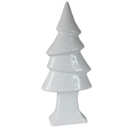 Choinka ceramiczna dekoracja świąteczna biała