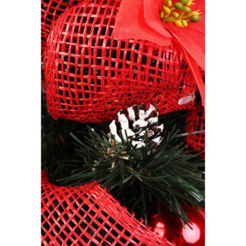 Choinka z czerwoną dekoracją 45cm