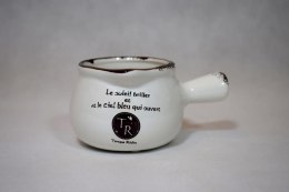 Dekoracyjny Ceramiczny Dzbanuszek z Odpływem Wody