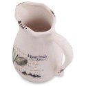 Dekoracyjny Dzbanek Ceramiczny z Motywem Hiacyntów 13 cm