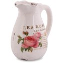 Dzbanek Ceramiczny Rose z Antypoślizgowymi Podkładkami, Styl Vintage, 16 cm