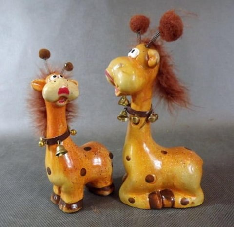 Figurka w kształcie żyrafy 16x7 cm