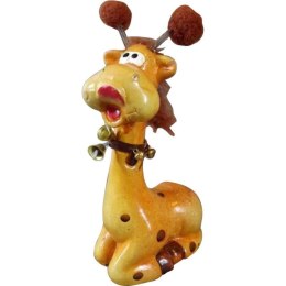 Figurka żyrafa 19x9 cm, kolor brązowy