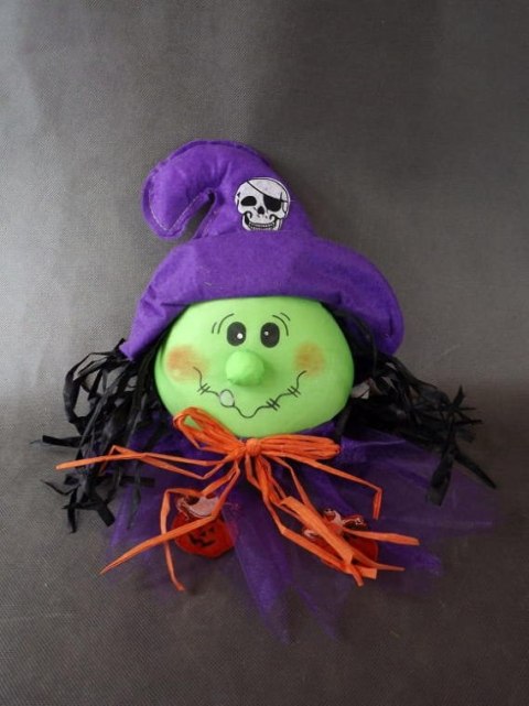 Głowa stracha na wróble do zawieszenia 40x30 cm