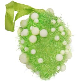 JAJKA STYROPIANOWE ZAWIESZKI ZIELONE 6SZT WIELKANOC