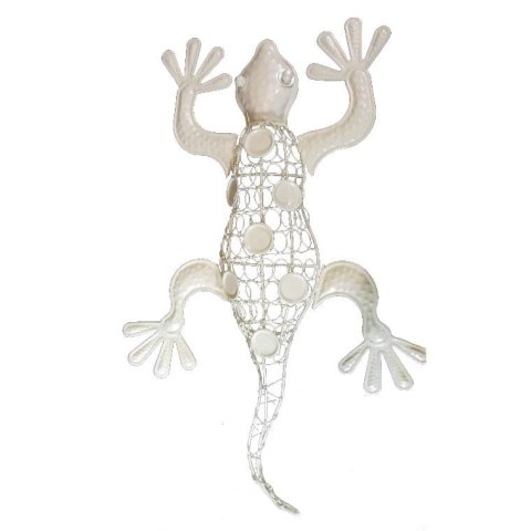 Jaszczurka ozdoba na ścianę Metaloplastyka