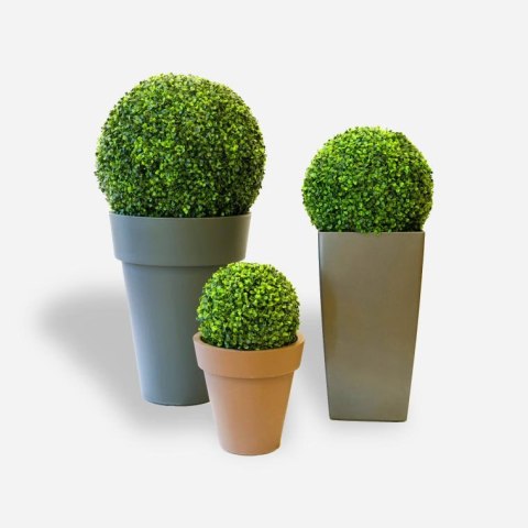 Kula z bukszpanu sztucznego 20 cm - idealna do dekoracji ogrodu