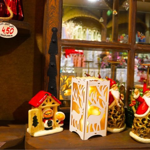 Lampion świetlny 1LED na baterie w kolorze białym