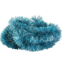 Łańcuch choinkowy Goliat - Turkusowy łańcuch dekoracyjny z folii metalizowanej 3m