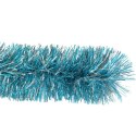 Łańcuch choinkowy Goliat - Turkusowy łańcuch dekoracyjny z folii metalizowanej 3m