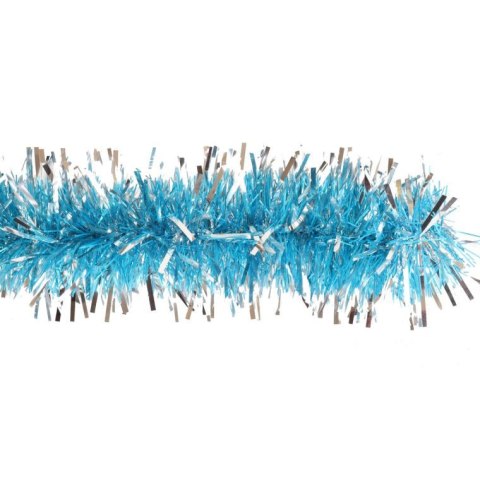 Łańcuch choinkowy grubo/cienkocięty srebrno błękitny 3m