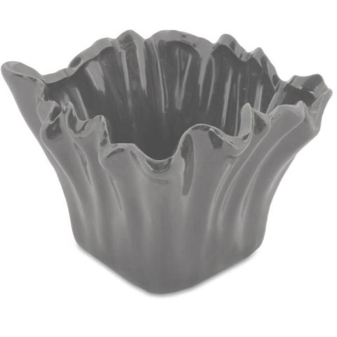 Miseczka Dekoracyjna Szary Koralowiec w Kształcie Kwadratu