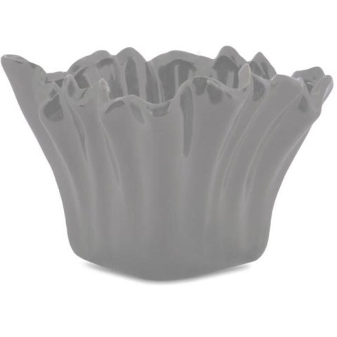 Miseczka Dekoracyjna Szary Koralowiec w Kształcie Kwadratu