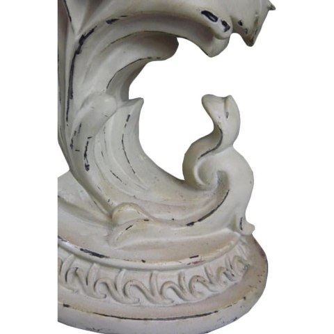 Perłowy Pojemnik na Biżuterię w Stylu Floralnym na Nóżce