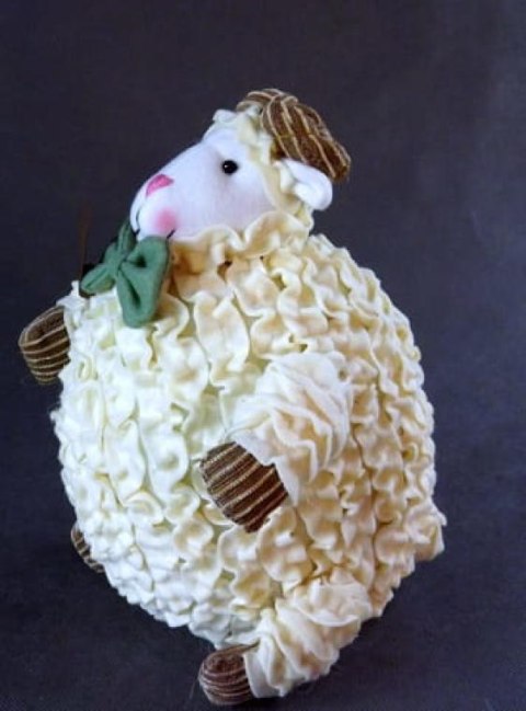 Pluszowy Baranek Ecru 24cm x 17cm