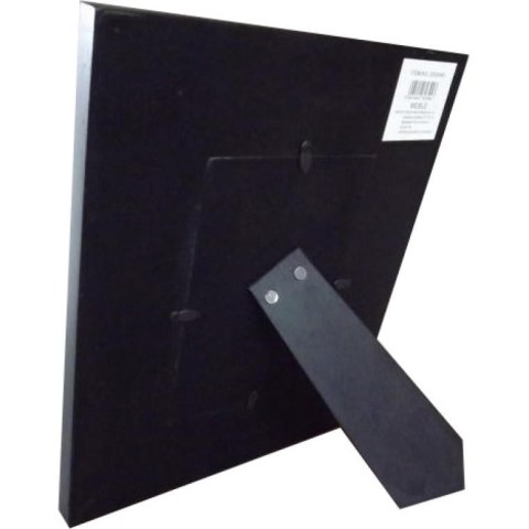 Ramka na zdjęcie zdobiona skórą biało-brązowa 30x25 cm