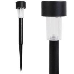 Słoneczny Słupek Oświetleniowy z Czujnikiem Zmierzchu - Biała Dioda LED, 31 cm