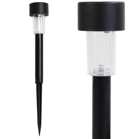 Słoneczny Słupek Oświetleniowy z Czujnikiem Zmierzchu - Biała Dioda LED, 31 cm