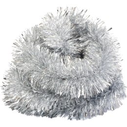 Srebrny Grubocięty Łańcuch Choinkowy Goliat 3m - Dekoracja Bożonarodzeniowa Premium