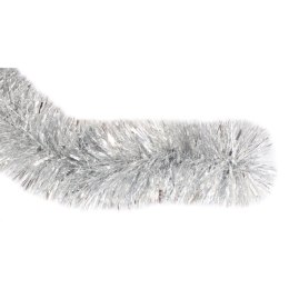 Srebrny Grubocięty Łańcuch Choinkowy Goliat 3m - Dekoracja Bożonarodzeniowa Premium