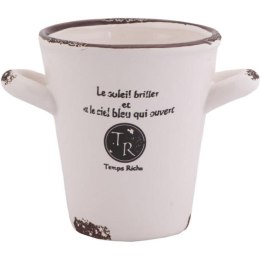 Stylowy Kubek Ceramiczny z Antypoślizgowymi Uszkami 10 cm